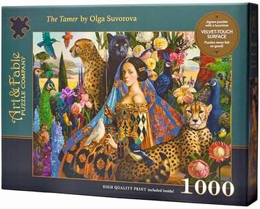 Art & Fable, The Tamer by Olga Suvorova, 1000 Piece Fine Artwork Premium Adult Jigsaw Puzzle