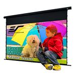 Elite Screens Yard Master Manual Tension, 125" Diag. 16:9 Outdoor Manual Tab-Tensioned Projector Screen, CineWhite 1.1 Gain, ISF Certified, IP65 Rated, 4K/8K Ultra HD 3D Movie Theater, OMS125WHMT