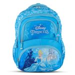 Disney School Bags for Girls|Princess 12 (Spring 2024 Collection)|Water Resistant Bag for Kids Bags|School Bag for Kids|16 inch Bag|35L|Gift for Girls|Aqua