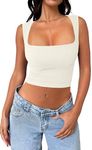 Meyeeka Women's sleeveless crop top