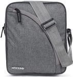 Wooum Sling Bag Croos Body Messenger bag Compact Size 10x8x4 Inch Tgrey, Water-Resistant 4 Zipper Compartments, Adjustable Strap, Tablet Holder, and Large Capacity - mix colors