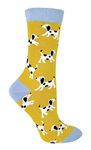 MISS SPARROW - Ladies Novelty Doggy Soft Bamboo Breathable Socks (Dalmatians, one_size)