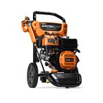 Generac 3100 PSI 2.5 GPM Electric Start Residential Pressure Washer Kit, Orange, Black, G0088951