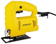 STANLEY SJ45 450W Variable Speed JigSaw for cutting woodsheetmetal and plastic with 6 position speed dial(Yellow and Black) (SJ45-IN)