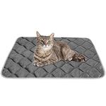 ULIGOTA Self Heating Pet Pad for Cats and Dogs No Electric Self-Warming Thermal Mat for Pet Bed/Crate - 50x40cm