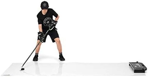 Better Hockey Extreme Passing Kit Pro - Great Training Aid for Shooting, Stickhandling and One Timers - Large Shooting Pad with Puck Rebounder - Simulates The Feel of Real Ice