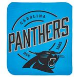 Northwest NFL Carolina Panthers Unisex-Adult Fleece Throw Blanket, 50" x 60", Campaign