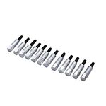 TAKPART 12Pcs Valve Cover Bolt Set Chrome Stud Kit Compatible for Ford 289 302 351W