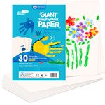 Jar Melo Giant Finger Paint Paper; 10.3" X 14.6", Drawing Paper for Kids,30 Sheets Toddler Painting Paper, Art Paper, Stocking Stuffer