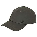 Calvin Klein Mens Classic Cotton 6 Panel Cap - Khaki - One Size