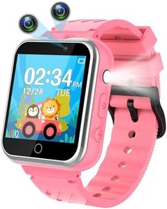 Smart Watch for Kids Boys Girls, HD TouchScreen Kid Watches with 24 Games Dual Camera Video Music Calculator Pedometer Torch Alarm Stopwatch, Christmas Birthday Gifts for 3-12 Years Old Toddler