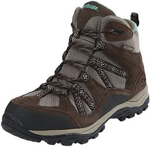 Northside Women's Freemont Waterproof Hiking Boot, Dark Brown/Sage, 10 M US