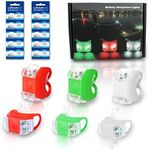 Botepon Marine Boat Bow Lights, Red and Green Led Navigation Lights, Kayak Accessories, Marine Safety Lights Battery Operated for Boat Pontoon Kayak Yacht Motorboat Vessel Dinghy