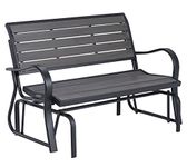 LIFETIME Wood Alternative Glider Bench, Harbor Gray