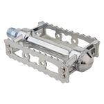 MKS pedals Sylvan Touring, silver, 2 pieces, Metallic