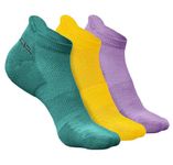 HEELIUM Bamboo Socks for Men | Ankle Length | Odour-Free & Breathable | Padded Base & Anti-bacterial | 3X Softer than Cotton Socks