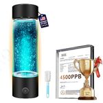 2026 New Hydrogen Water Bottle-Hydrogen Concentration up to 4500 PPB【SGS-Certified Hydrogen Generator】 2026 SPE/PEM Technology Odorless Double Hydrogen Content for Sports/Home/Office/Travel HC03 ca