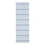 TOWN & COUNTRY BASICS Comfort Plus Windowpane Plaid Anti Fatigue Comfort Mat, Kitchen Runner Mat, Standing Desk Mat, Non-Slip Backing, Blue, 18"x55"