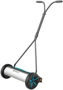 Gardena Manual Push Lawnmower Comfort 400 Cylinder Lawnmowers: English Lawn, 40 cm Cutting Width, Cordless, Easy to Push, for lawns up to 250 m² (11760-20)
