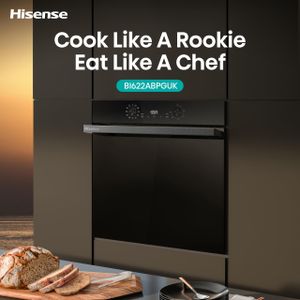 Hisense 77L Built-In Electric Single Oven – Stainless Steel, Steam Clean, Pizza Mode