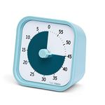 Time Timer Home MOD ââ‚¬â€ 60 Minute Kids Visual Timer Home Edition ââ‚¬â€ for Homeschool Supplies Study Tool, Timer for Kids Desk, Office Desk and Meetings with Silent Operation (Lake Day Blue)