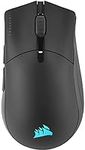 Corsair SABRE RGB PRO WIRELESS CHAMPION SERIES, Ultra-lightweight FPS/MOBA Wireless Gaming Mouse (SLIPSTREAM WIRELESS Technology, CORSAIR MARKSMAN 26,000 DPI Optical Sensor) Black