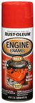 Rust-Oleum 248948 Automotive Engine Enamel Heat Resistant Spray Paint (Resist Heat Up to 260°C | Ford Red | 340 Grams)