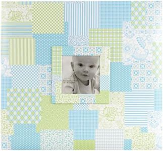 MBI Paper Baby Post Bound Scrapbook W/Window 12-inch x 12-inch, Blue