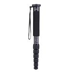 Andoer C-555 155cm/5.1ft Carbon Fiber Camera Monopod Unipod Stick 6-Section with Carry Bag Max. Load 10kg/22Lbs for Nikon Canon Sony A7 Pentax Camcorder Video Stuido Photography