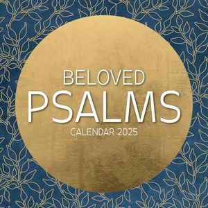 The Gifted Stationary 2025 Square Wall Calendar, Beloved Psalms, 16-Month Lifestyles Theme Hanging Calendar with 180 Reminder Stickers, Month Planner for Home or Creative Spaces, 12x12 In