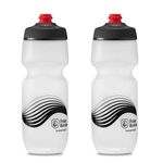 Polar Bottle Breakaway Single Wall 24oz Wave Frost/Charcoal 2-pack