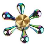 Aolcev Fidget Spinner Fidget Toy Hand Spinner for Kids Adults Fast Bearing Fidget Spinners Rainbow Handheld Spinners Toys for EDC ADHD Focus Anxiety Stress Relief Toys Desk Toys Fidget Toys Colorful