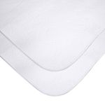 American Baby Company 2 Pack Waterproof Reusable Embossed Quilt-Like Flat Crib Protective Mattress Pad Cover for Babies, Adults and Pets