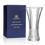 CS Crystal Vase 12-inch high, Water