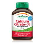 Jamieson Calcium Citrate + Vitamin D 120 Caplets