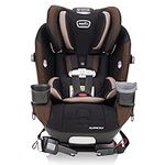Evenflo All4One DLX 4-In-1 Convertible Car Seat with SensorSafe Featuring EasyClick Latch System for Quick, Secure Installation and GREENGUARD Gold Certified Seat (Belmont Brown)