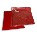 Mutual Industries Poly Safety Tailgate Flag Red 12" x 12" (Pack of 100)