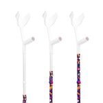 myCover - 1 Piece - Trendy Cover for Crutches and Canes, fits All Crutches and Walking Sticks, Elastic Fabric, Washable (Animals)