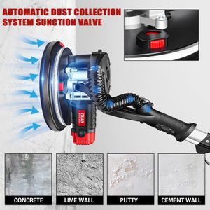880W Drywall Sander with Vacuum – Powerful Electric Wall Sander