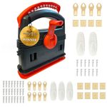 Hardwall Takker® 78-Piece Hanging Tool Kit | Includes Takker, Hangers, Hooks & Drill Bit | for Brick, Concrete, Plaster & Ceramic | Dragons Den Winner | 3 mm Hole | Holds up to 10 kg | DIY Solution