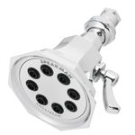 Speakman S-3019 Vintage Anystream High Pressure Adjustable 2.5 GPM Solid Brass Shower Head, Polished Chrome