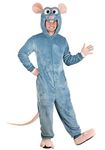 Disney and Pixar Remy Ratatouille Adult Costume | Adult Disney Costumes Large Gray