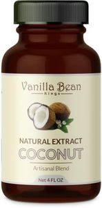 Natural Coconut Extract for Baking and Flavoring - 4 OZ - Premium Quality Natural Flavors for Baked Goods, Desserts, & Cooking