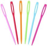 Plastic Knitting, Sewing, Cross Wool Weave Stitch Crochet Needles for Teens, Girls (25)