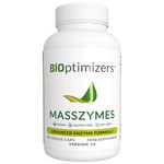 BiOptimizers MassZymes | Digestive Enzyme Supplement for Better Absorption | Relief from Bloating, Constipation, and Gas for Men & Women | Contains Lipase, Amylase & Bromelain | 250 Capsules