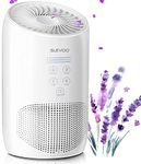 Air Purifiers for Home Pets Smokers in Bedroom, H13 True HEPA Filter Air Cleaner with Fragrance Sponge, Lock Set, 100% Ozone Free, Effectively Clean 99.97% of Dust, Smoke, Pets Dander, Pollen, Odors