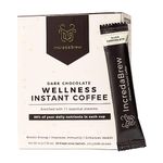 IncredaBrew Gold Vitamin Rich Wellness Instant Coffee Dark Chocolate Flavour | Pack of 20 Premium Coffee Powder Sachets | Healthy Coffee with 11 Essential Vitamins | Energy & Immunity Booster | Makes 20 Cups