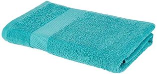 Amazon Brand - Solimo 100% Cotton Bath Towel, 380 GSM (Baltic Blue)