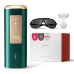 IPL Hair Removal, Ulike Air 2 Patented Sapphire Ice Cooling Technology Hair Removal Device for Truely Painless Hair Removal, from Face to Toes IPL Hair Remover for Women, Dark Green