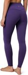 Colorfulkoala Women's Dreamlux High Waisted Workout Leggings 28" Inseam Full Length Yoga Pants(XXL, Mulberry Purple)